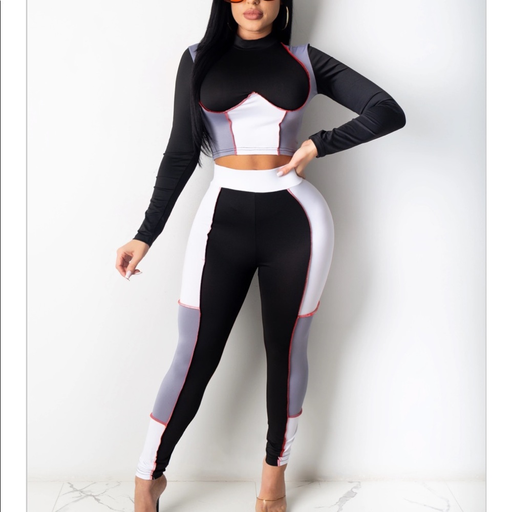 2 Piece Multicolored Lounge Set